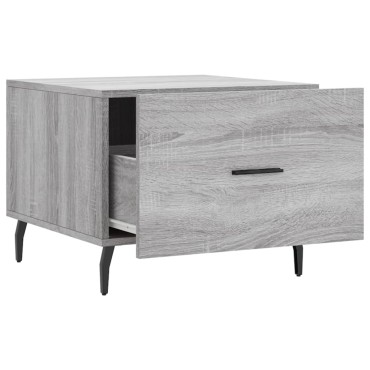 vidaXL Τραπεζάκια Σαλονιού 2 τεμ. Γκρι sonoma 50x50x40cm Επεξ. Ξύλο