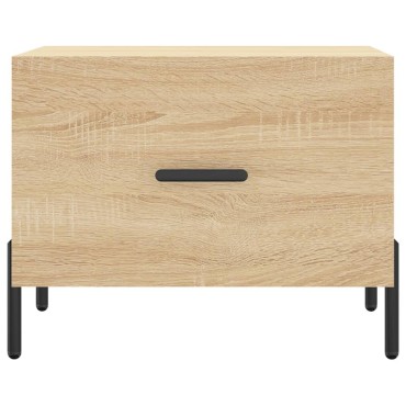 vidaXL Τραπεζάκια Σαλονιού 2 τεμ. Sonoma Δρυς 50x50x40cm Επεξ. Ξύλο