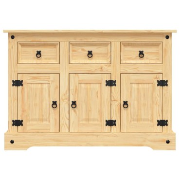 vidaXL Μπουφές Corona Καφέ 112x44x78cm Μασίφ Ξύλο Μεξικάνικου Πεύκου 1 τεμ.