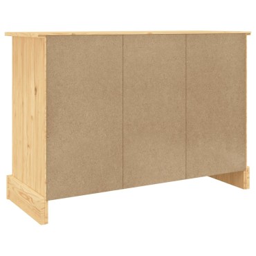 vidaXL Μπουφές Corona Καφέ 112x44x78cm Μασίφ Ξύλο Μεξικάνικου Πεύκου 1 τεμ.