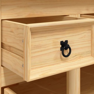 vidaXL Μπουφές Corona Καφέ 112x44x78cm Μασίφ Ξύλο Μεξικάνικου Πεύκου 1 τεμ.