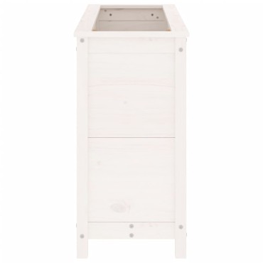 vidaXL Ζαρντινιέρα Υπερυψωμένη 119,5x40x78 εκ. από Μασίφ Ξύλο Πεύκου