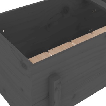 vidaXL Ζαρντινιέρα Υπερυψωμένη 121 x 50 x 57 εκ. από Μασίφ Ξύλο Πεύκου