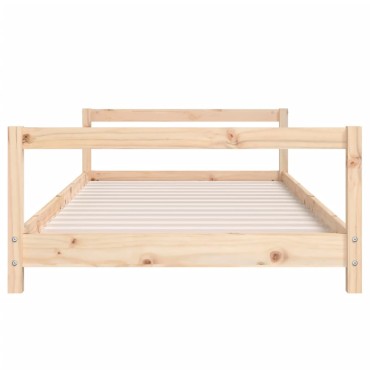 vidaXL Πλαίσιο Παιδικού Κρεβατιού 90x190cm από Μασίφ Ξύλο Πεύκου 1 τεμ. - Μονό