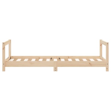 vidaXL Πλαίσιο Παιδικού Κρεβατιού 80x160cm από Μασίφ Ξύλο Πεύκου 1 τεμ. - Μονό