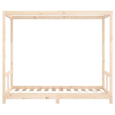 vidaXL Πλαίσιο Παιδικού Κρεβατιού 80x160cm από Μασίφ Ξύλο Πεύκου 1 τεμ. - Μονό