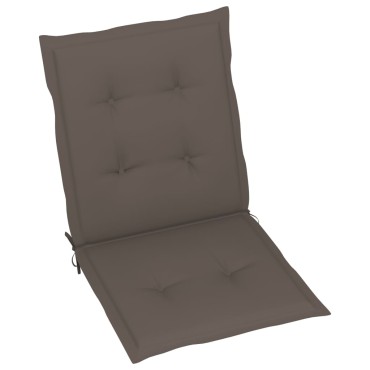 vidaXL Μαξιλάρια Καρέκλας Κήπου Πλάτη 6τεμ Taupe 100x50x3cm Oxford Ύφ.
