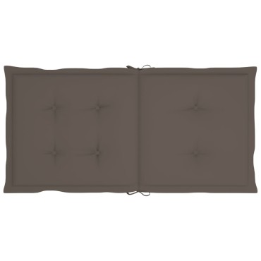 vidaXL Μαξιλάρια Καρέκλας Κήπου Πλάτη 6τεμ Taupe 100x50x3cm Oxford Ύφ.