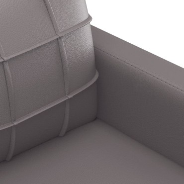 vidaXL Πολυθρόνα Γκρι Συνθετικό δέρμα 78x77x80cm 1 τεμ. Γωνιακός