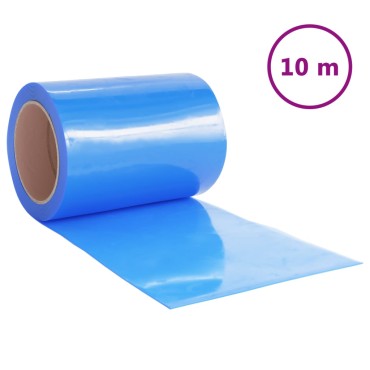 vidaXL Λωριδοκουρτίνα Μπλε 10 μ. 300 χιλ.x2,6 χιλ. από PVC