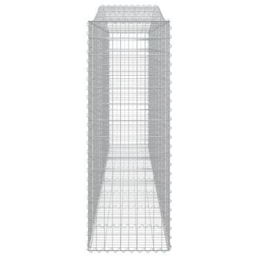 vidaXL Συρματοκιβώτια Τοξωτά 20 τεμ. 400x50x140/160 εκ. Γαλβαν. Ατσάλι