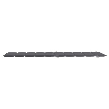 vidaXL Μαξιλάρι Ξαπλώστρας Ανθρακί 186x58x4cm από Ύφασμα Oxford