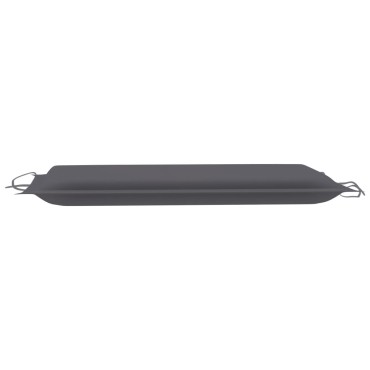 vidaXL Μαξιλάρι Ξαπλώστρας Ανθρακί 186x58x4cm από Ύφασμα Oxford