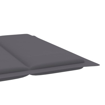 vidaXL Μαξιλάρι Ξαπλώστρας Ανθρακί 186x58x4cm από Ύφασμα Oxford