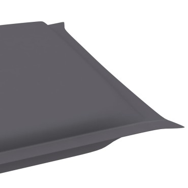 vidaXL Μαξιλάρι Ξαπλώστρας Ανθρακί 186x58x4cm από Ύφασμα Oxford