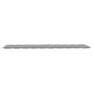 vidaXL Μαξιλάρι Ξαπλώστρας Γκρι 186x58x4cm από Ύφασμα Oxford
