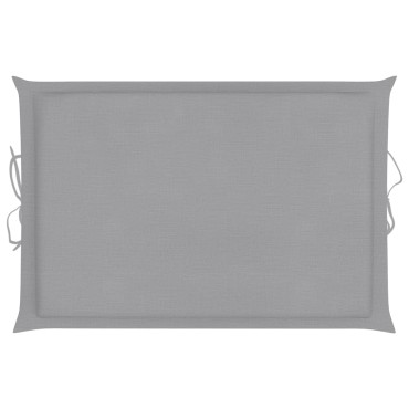 vidaXL Μαξιλάρι Ξαπλώστρας Γκρι 186x58x4cm από Ύφασμα Oxford