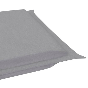 vidaXL Μαξιλάρι Ξαπλώστρας Γκρι 186x58x4cm από Ύφασμα Oxford