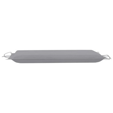 vidaXL Μαξιλάρι Ξαπλώστρας Γκρι 186x58x4cm από Ύφασμα Oxford