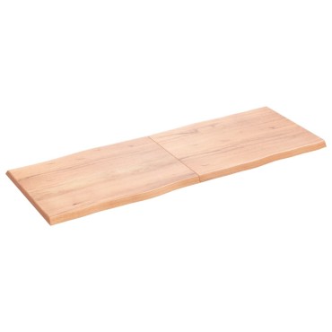 vidaXL Επιφ Τραπεζιού Αν Καφέ 160x60x(2-4)cm Ακατέργ. Μασίφ Ξύλο Δρυός 1 τεμ.