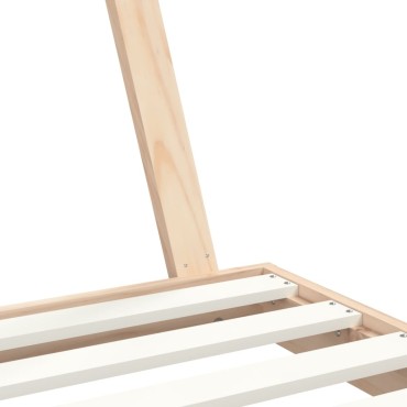 vidaXL Πλαίσιο Παιδικού Κρεβατιού 70x140cm από Μασίφ Ξύλο Πεύκου 1 τεμ. - Μονό