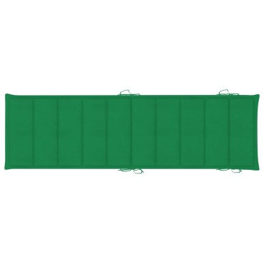 vidaXL Μαξιλάρι Ξαπλώστρας Πράσινο 186x58x4cm από Ύφασμα Oxford