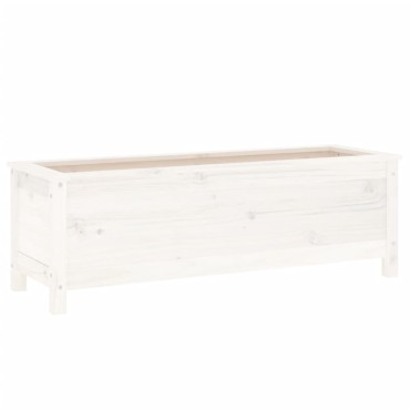 vidaXL Ζαρντινιέρα Υπερυψωμένη 119,5x40x39 εκ. από Μασίφ Ξύλο Πεύκου