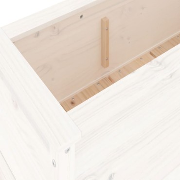 vidaXL Ζαρντινιέρα Υπερυψωμένη 119,5x40x39 εκ. από Μασίφ Ξύλο Πεύκου