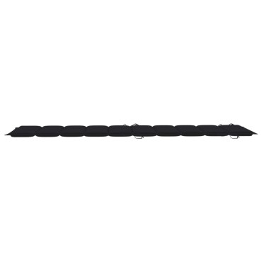 vidaXL Μαξιλάρι Ξαπλώστρας Μαύρο 186x58x4cm από Ύφασμα Oxford
