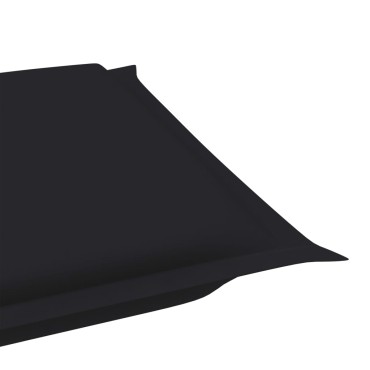 vidaXL Μαξιλάρι Ξαπλώστρας Μαύρο 186x58x4cm από Ύφασμα Oxford