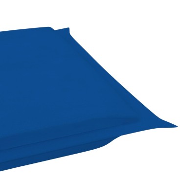 vidaXL Μαξιλάρι Ξαπλώστρας Μπλε Ρουά 186x58x4cm από Ύφασμα Oxford
