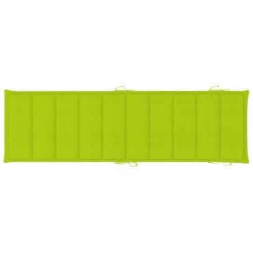 vidaXL Μαξιλάρι Ξαπλώστρας Αν. Πράσινο 186x58x4cm από Ύφασμα Oxford