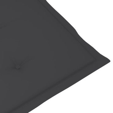 vidaXL Μαξιλάρι Ξαπλώστρας Ανθρακί (75+105)x50x4cm