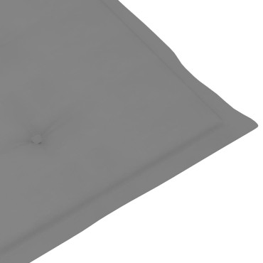 vidaXL Μαξιλάρι Σεζλόνγκ Γκρι (75+105)x50x4cm