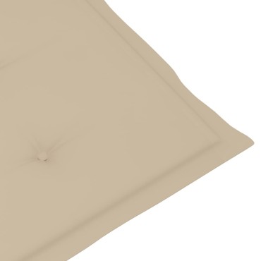 vidaXL Μαξιλάρι Σεζλόνγκ Μπεζ (75+105)x50x4cm