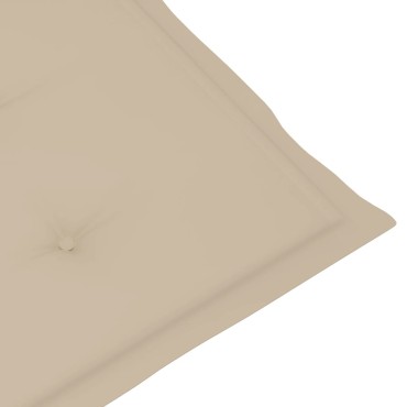 vidaXL Μαξιλάρι Σεζλόνγκ Μπεζ (75+105)x50x4cm