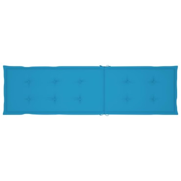 vidaXL Μαξιλάρι Σεζλόνγκ Μπλε (75+105)x50x4cm