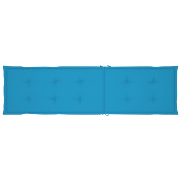 vidaXL Μαξιλάρι Σεζλόνγκ Μπλε (75+105)x50x4cm