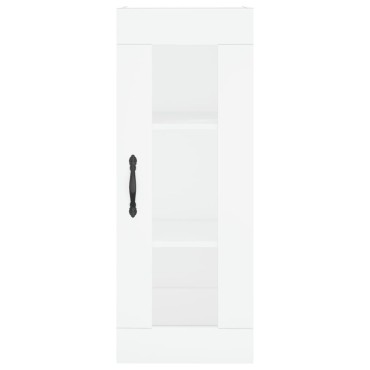 vidaXL Ντουλάπι Τοίχου Λευκό 34,5x34x90cm 1 τεμ.