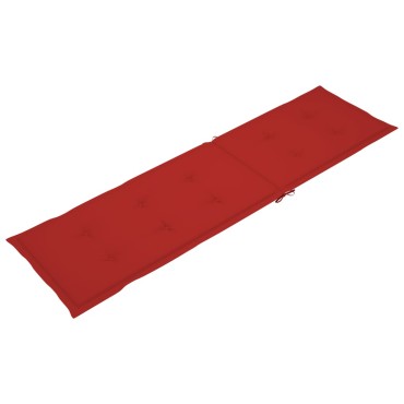vidaXL Μαξιλάρι Σεζλόνγκ Κόκκινο (75+105)x50x4cm
