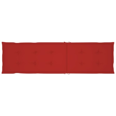 vidaXL Μαξιλάρι Σεζλόνγκ Κόκκινο (75+105)x50x4cm