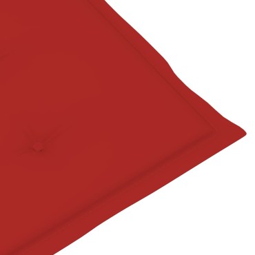 vidaXL Μαξιλάρι Σεζλόνγκ Κόκκινο (75+105)x50x4cm