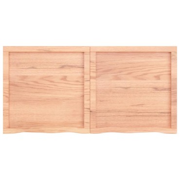vidaXL Επιφ Τραπεζιού Αν Καφέ 120x60x(2-4)cm Επεξ. Μασίφ Ξύλο Δρυός 1 τεμ.
