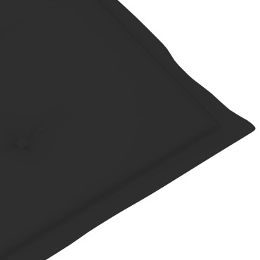 vidaXL Μαξιλάρι Σεζλόνγκ Μαύρο (75+105)x50x4cm