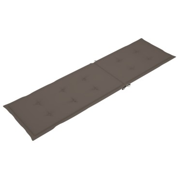vidaXL Μαξιλάρι Σεζλόνγκ Taupe (75+105)x50x4cm