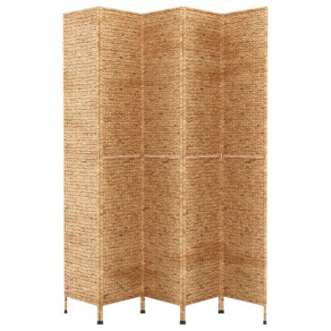 vidaXL Διαχωριστικό Δωματίου με 5 Πάνελ 205x180cm από Υάκινθο Νερού 1 τεμ.