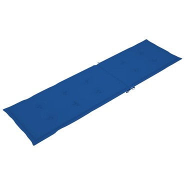 vidaXL Μαξιλάρι Σεζλόνγκ Μπλε Ρουά (75+105)x50x4cm