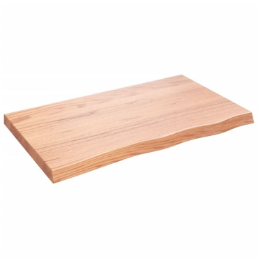 vidaXL Επιφ Τραπεζιού Αν Καφέ 100x60x(2-6)cm Επεξ. Μασίφ Ξύλο Δρυός 1 τεμ.