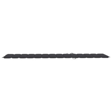 vidaXL Μαξιλάρι Ξαπλώστρας Ανθρακί 200x50x3cm από Ύφασμα Oxford