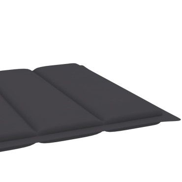 vidaXL Μαξιλάρι Ξαπλώστρας Ανθρακί 200x50x3cm από Ύφασμα Oxford